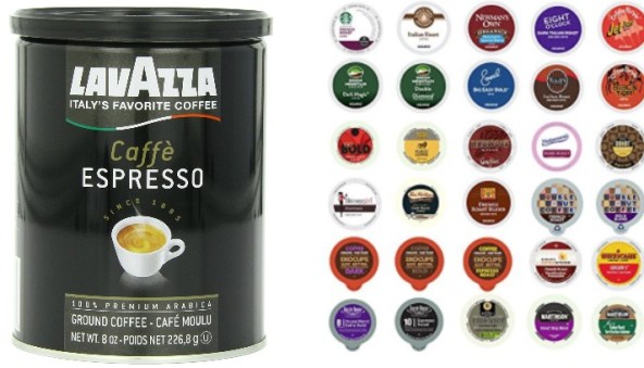 Lavazza Caffe Espresso Ground Coffee, 8-Ounce Cans (Pack of 3) 