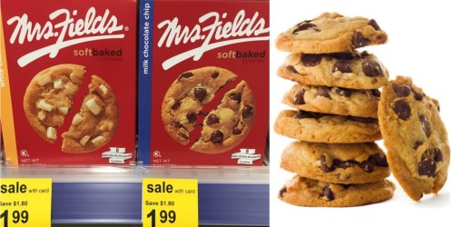 Walgreens: Mrs. Fields Cookies 8-Pack Only 24¢ (After Ibotta)