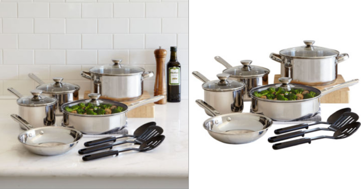 JCPenney 12 Piece Cookware Set Only 24.99 After Rebate (Regulary 100)