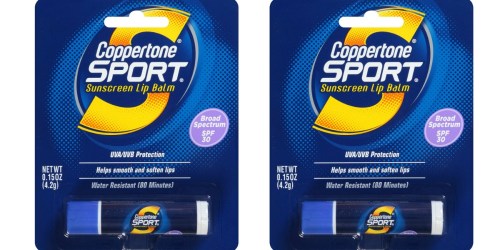 Amazon: Coppertone Sport SPF 30 Lip Balm Only $2.38 Shipped