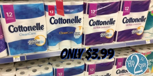 Walgreens: Cottonelle 12-Large Rolls Only $3.46 Starting 10/9 (Just 29¢ Per Large Roll)