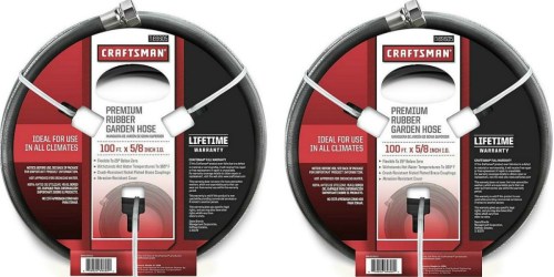Sears: Craftsman 100 ft. Rubber Garden Hose Only $39.99 (Regularly $61.99)