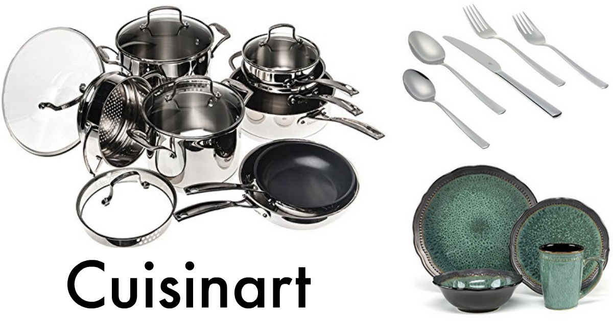 Amazon Save BIG on Cuisinart Kitchen Items (Cookware Sets, Dinnerware