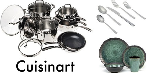 Amazon: Save BIG on Cuisinart Kitchen Items (Cookware Sets, Dinnerware Sets & More!)