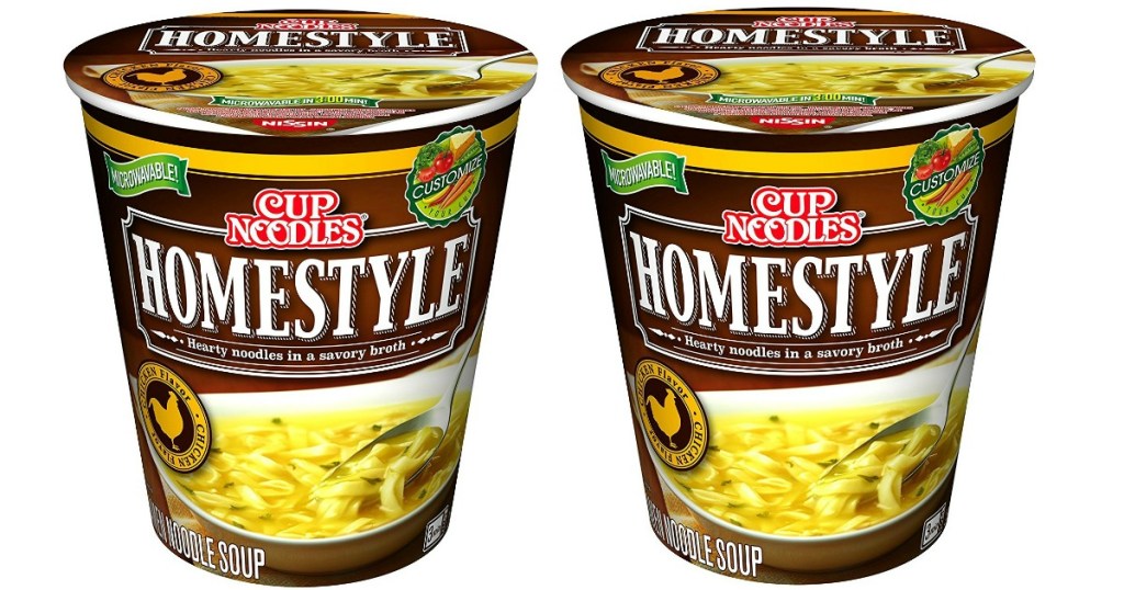 Amazon: Big Cup Noodles Homestyle Chicken 6 Count Pack Only $2.74