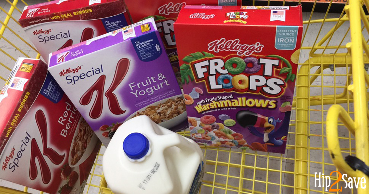 Dollar General Free Gallon of Milk When You Buy 3 Kellogg’s Cereals