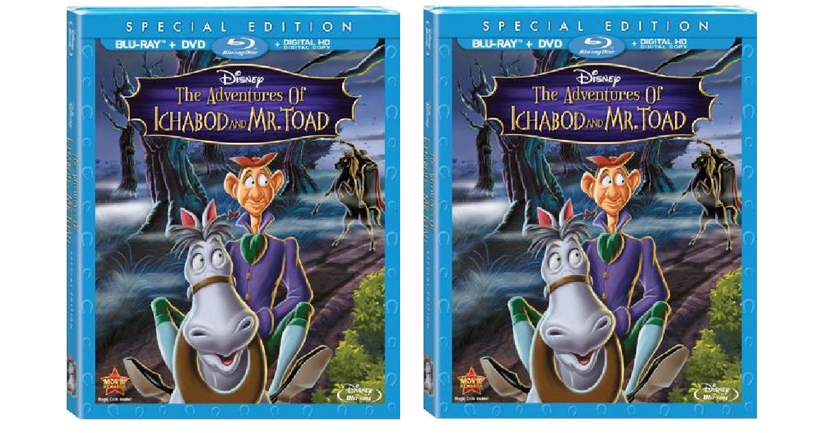 Disney Movie Rewards The Adventures of Ichabod Mr. Toad Blu ray