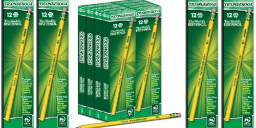 Amazon: Dixon Ticonderoga #2 Pencils 96 Count Pack Only $10.19 (Just 11¢ Per Pencil)