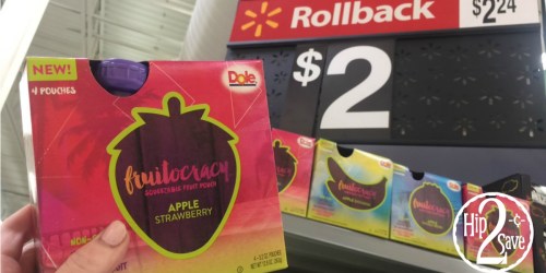 Walmart: FREE Dole Fruitocracy Squeezable Fruit Pouches (After Ibotta)