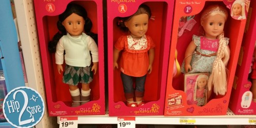 Target: Our Generation Dolls Only $15.99