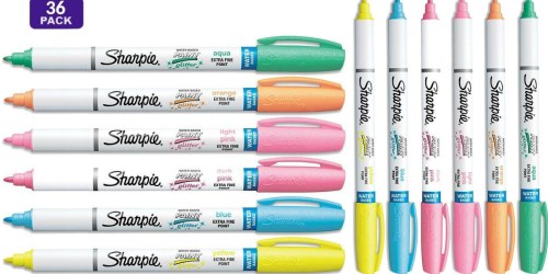 Sharpie Water-Based Paint 36-Pack Glitter Markers Just $24.99 Shipped (Only 69¢ Per Marker)
