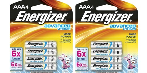 Best Buy: Energizer Advanced Lithium AAA Batteries 4ct Only $3.99 (Reg. $9.99)