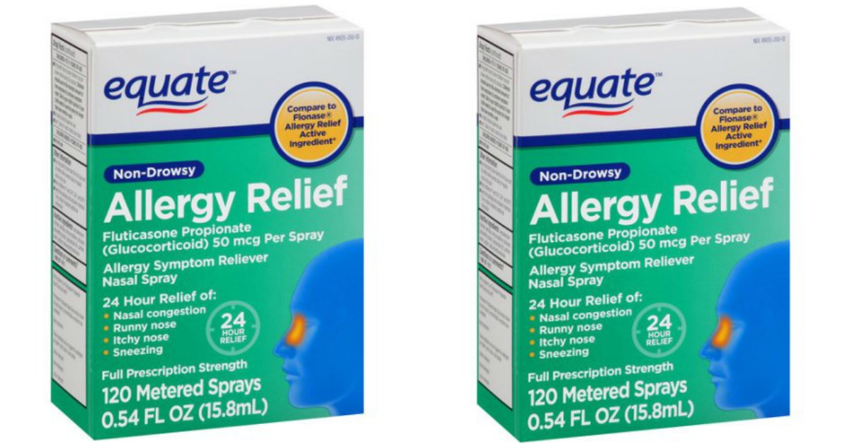 Walmart.com: Equate Non-Drowsy Allergy Relief Nasal Spray Only $5.17 (Regularly $15.97) • Hip2Save