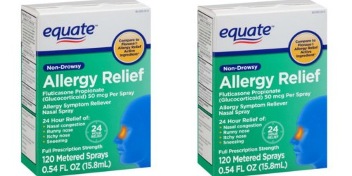 Walmart.com: Equate Non-Drowsy Allergy Relief Nasal Spray Only $5.17 (Regularly $15.97)