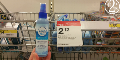 Target: Febreze To Go Bottles Only $1.12 Each After Gift Card – NO Coupons Needed