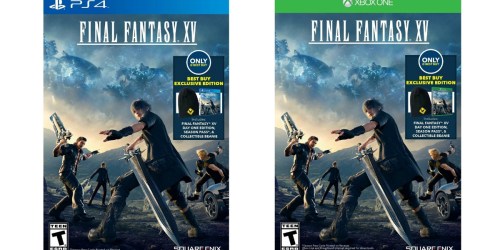 Best Buy: Pre-Order Final Fantasy XV Exclusive Edition with Season Pass & Beanie Just $75 Shipped