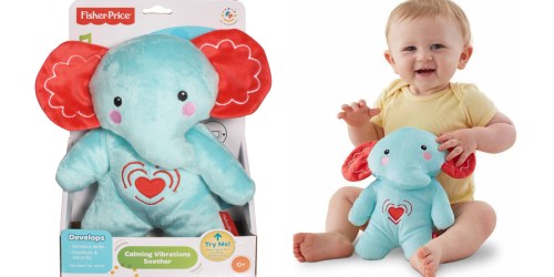 Fisher Price Calming Vibrations Elephant Soother Only $7.88 (Regularly $15.99)