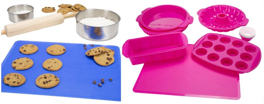 Silicone Bakeware Set, 18-Piece Set including Cupcake Molds