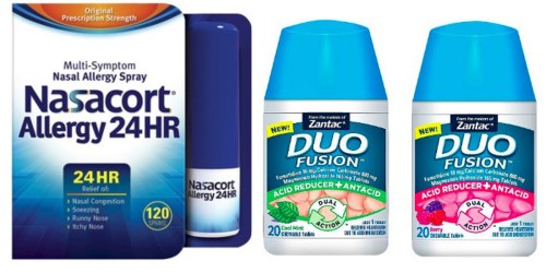 Target: Better Than Free Nasacort Allergy Spray AND Zantac Duo Fusion (After MobiSave + Rebate)
