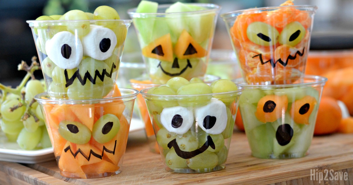 Fresh Fruit Halloween Cups Easy Fun Treat Idea Hip2Save Fresh Fruit Halloween Cups Easy Fun Treat Idea Hip2Save