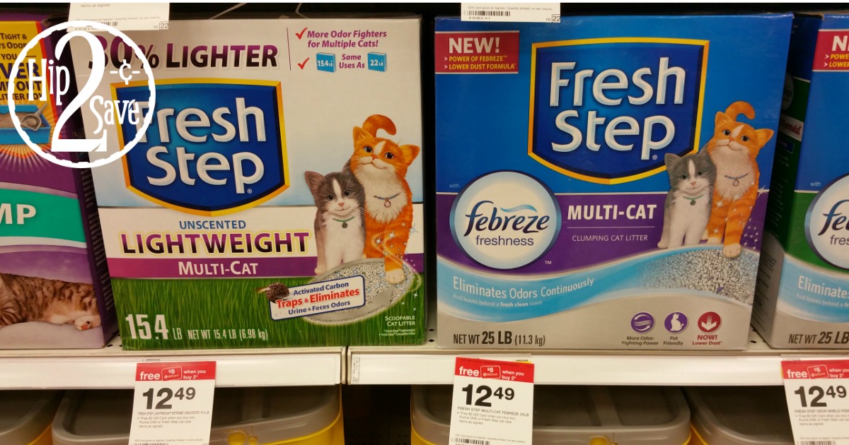 target fresh step litter