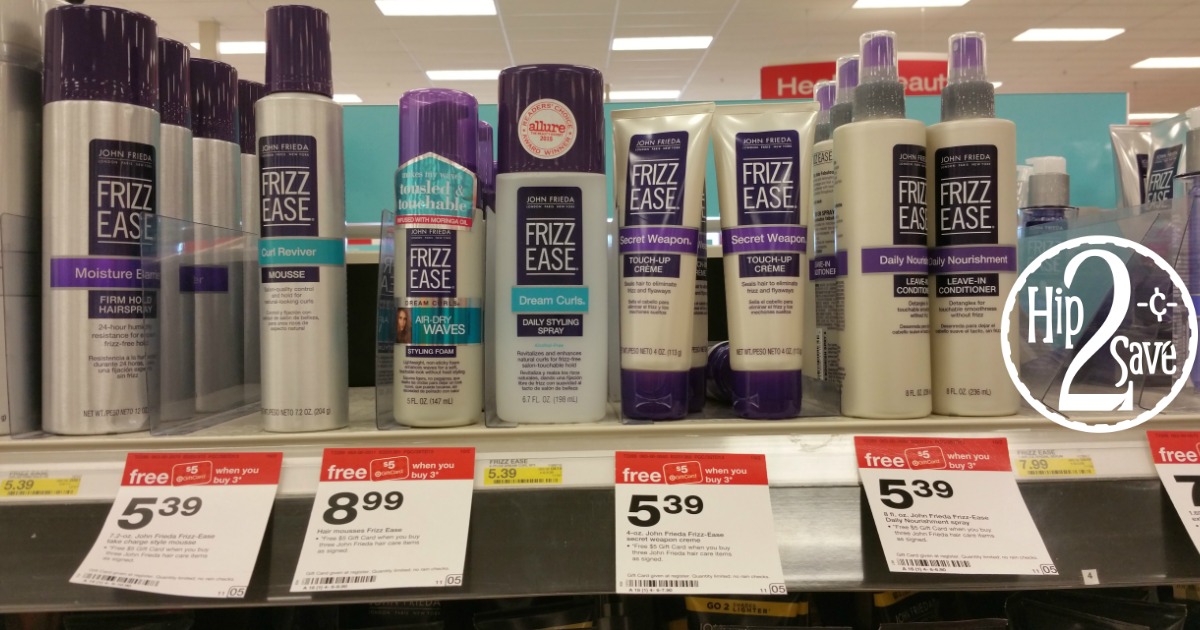 Target John Frieda Frizz Ease Hair Products 1.06 Each After Gift