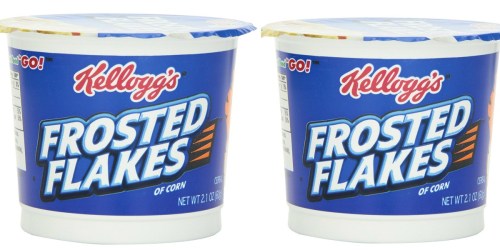 Amazon: Kellogg’s Frosted Flakes Cereal In A Cup Only 16¢ Each Shipped