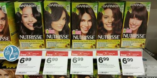 New $4/2 Garnier Nutrisse Hair Color Products Coupon = Only $3.32 Each at Target (After Gift Card)