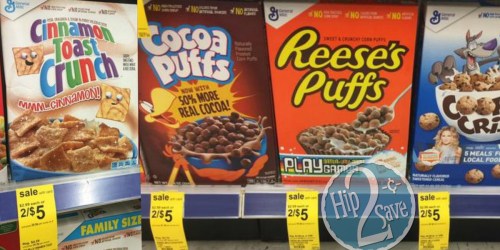 Walgreens: Select General Mills Cereal Only $1.50 Each (After Ibotta) & More