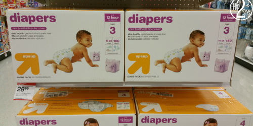 Target: Up & Up Diapers Only $16.79 Per GIANT Box (Regularly $28.99)