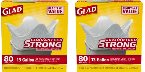 Staples: Glad Trash Bags 80 Count Only $6.99 + Sparkle Paper Towels 30 Roll Case Only $21.99