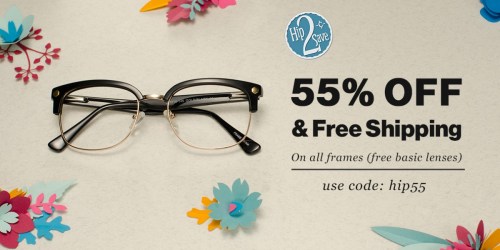 GlassesUSA: 55% Off All Frames + Free Shipping