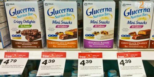 Target: Glucerna Multi-Pack Nutrition Bars ONLY $1.72 Per Box After Gift Card Offer (29¢ Per Bar)