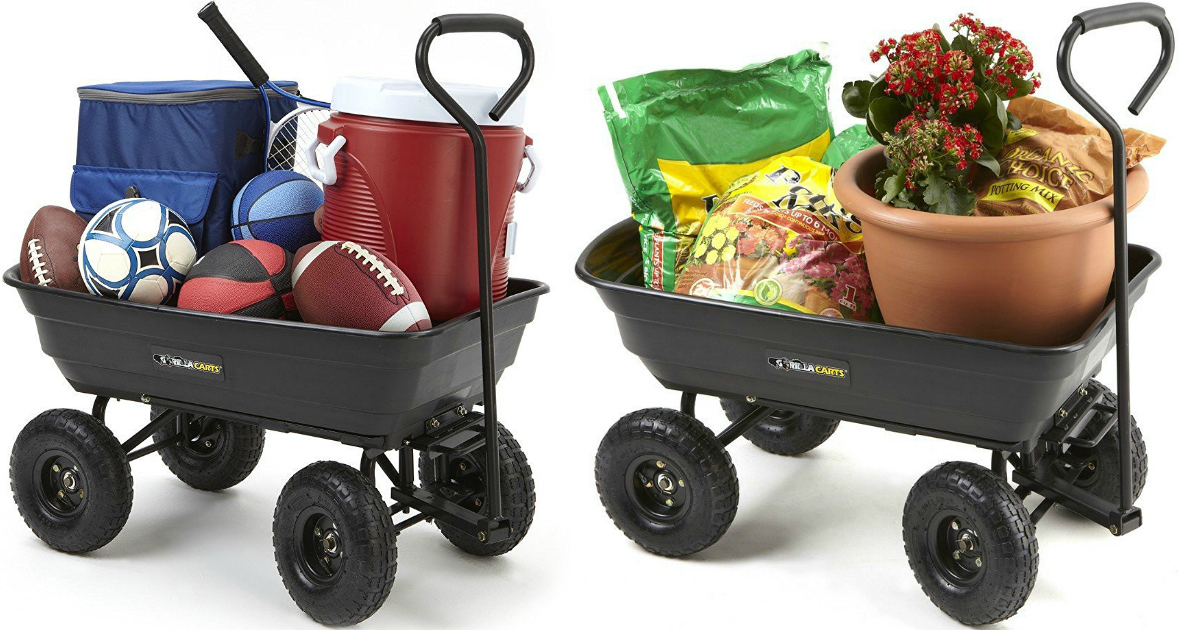 Gorilla Carts Garden Dump Cart