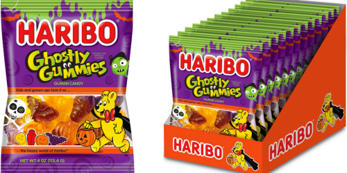 Amazon: Haribo Halloween Ghostly Gummies 12 Count Pack ONLY $9 (Just 75¢ Per Bag)