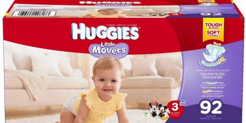 Target: Huggies Little Movers Super Pack Diapers Only $16.74 After Gift Card (Regularly $24.99)