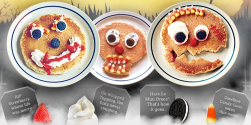 IHOP: FREE Scary Face Pancakes for Kids (Tomorrow, 10/31 Only)