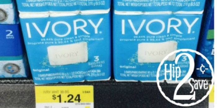New Ivory Coupon = 25¢ Bar Soap at Walmart
