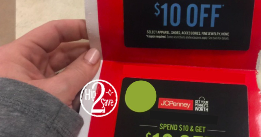 JCPenney Coupon Giveaway: Score $10 Off $10 Coupon In-Store (TODAY ONLY)