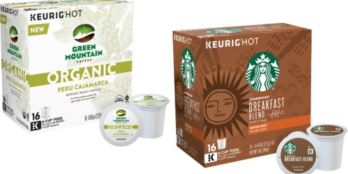 BestBuy.com: 16-18 Count K-Cup Packs Only $7.99 (Starbucks, Green Mountain & More!)