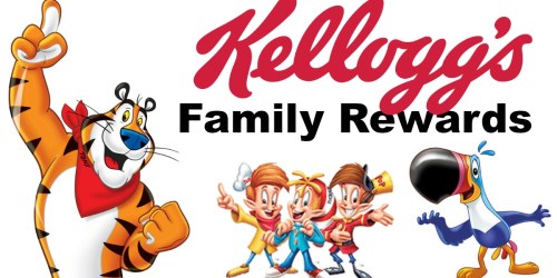 Kellogg’s Family Rewards Members: Add 50 Points