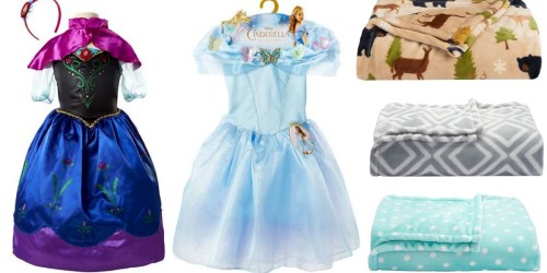 Kohl’s: Disney Princess Costumes & Plush Throws Only $8.49 Each + Nice Deals On Comforters & More