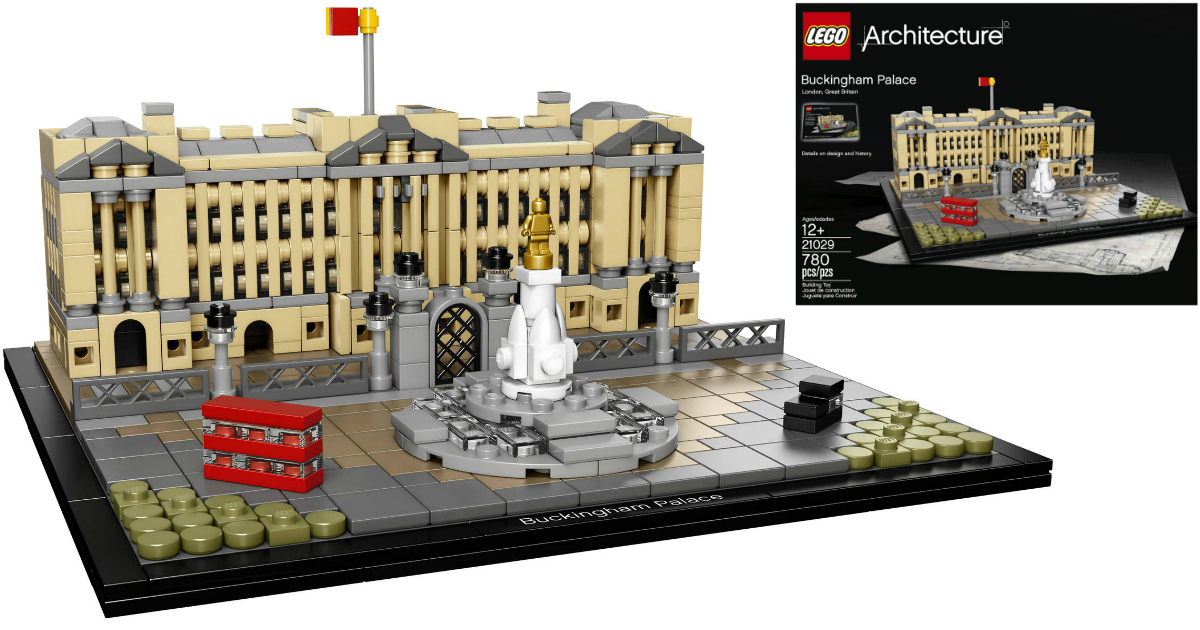 LEGO Architecture Buckingham Palace 780 Piece Building Kit Just 35.99 Regularly 49.99