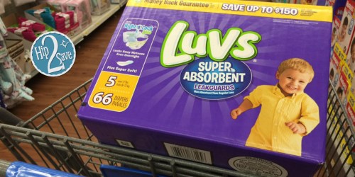 New $2/1 Luvs Coupon + $5/1 Luvs Boxed Diapers Checkout51 Rebate = Just 8.6¢ Per Diaper at Walmart