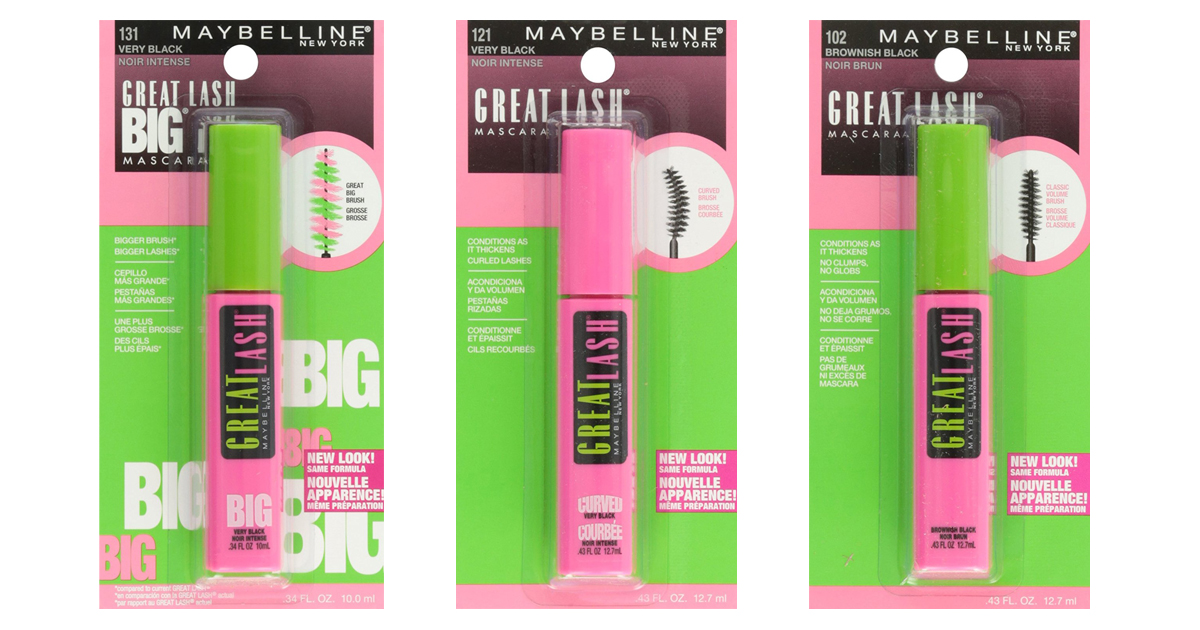 Amazon Maybelline Great Lash Mascara 2 30 Shipped   Mascara 