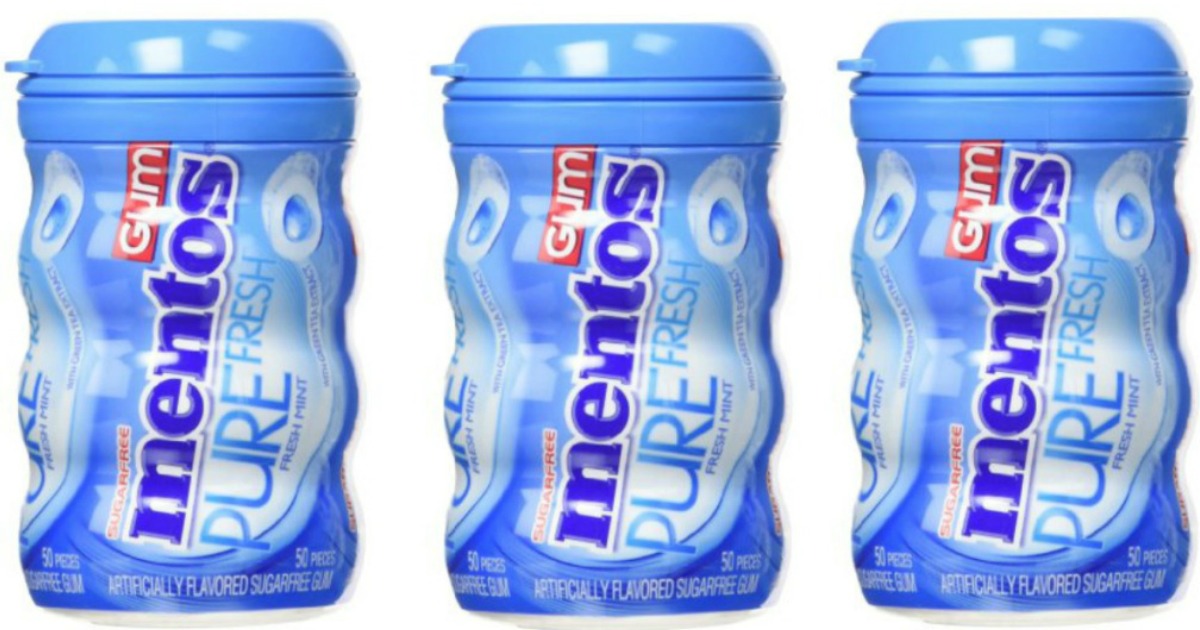 Amazon: SIX Mentos Gum Big Curvy Bottles Only $9.75 Shipped (Just $1.63 ...