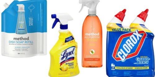 Target.com: Great Buys On Method, Lysol and Clorox Cleaners