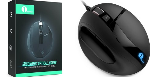 Amazon: 1byone Ergonomic USB Wired Optical Mouse Only $11.99 (Regularly $18.99)