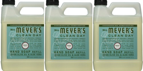 Amazon: Mrs. Meyers Liquid Hand Soap Refill 33oz Only $4.18 Shipped