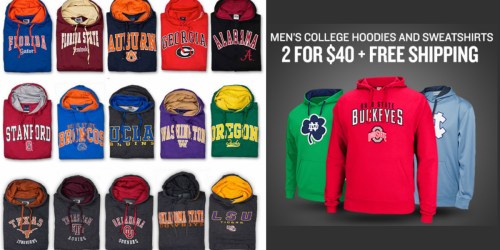 FinishLine.com: 2 NCAA Hoodies Just $40 Shipped